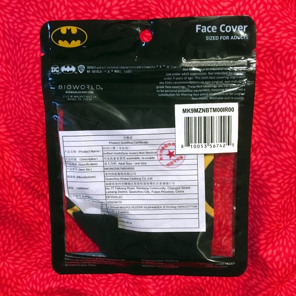 BATMAN 🦇 Mask BRAND🆕👀😷 🦇 😷 - Picture 4 of 9